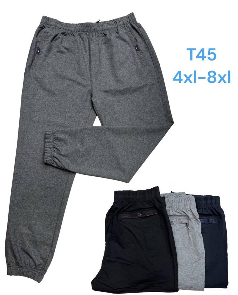 Spodnie dresowe meskie Roz 4XL-8XL, Mix 3 Kolor Paczka 10 szt